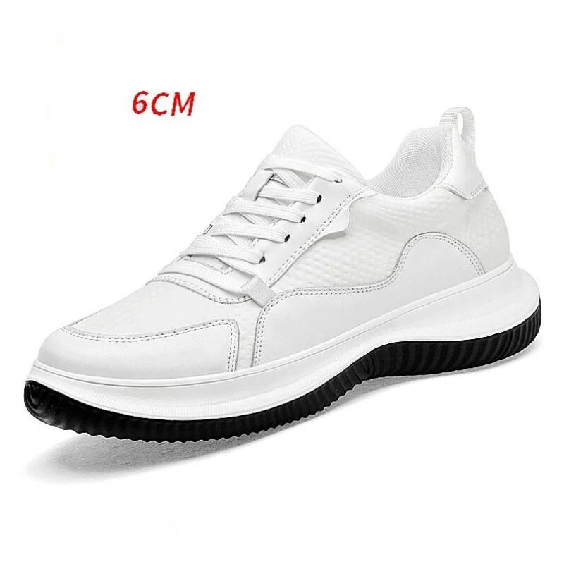 White Cow Leather Elevator Sne - Men'S Shoes Increase Height 리뷰 및 가격