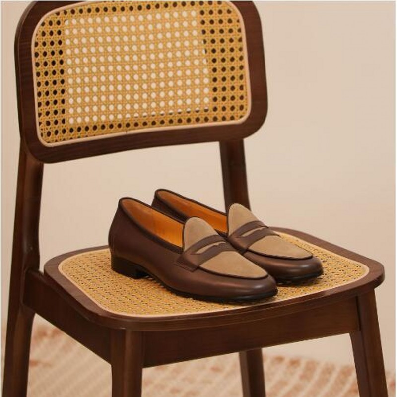 British Style Men Coffee Loafe - Boat Shoe Leather 리뷰 및 가격