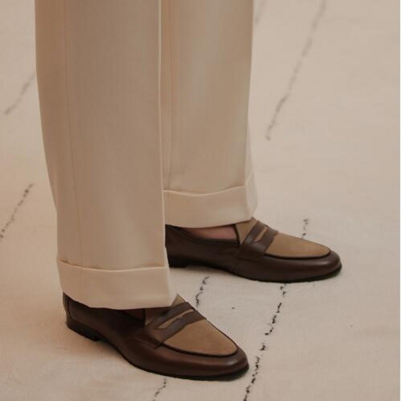 British Style Men Coffee Loafe - Boat Shoe Leather 리뷰 및 가격