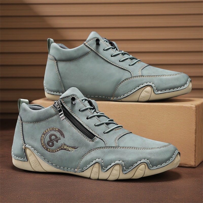 Artificial Leather Men High to - Boat Shoe Leather 리뷰 및 가격