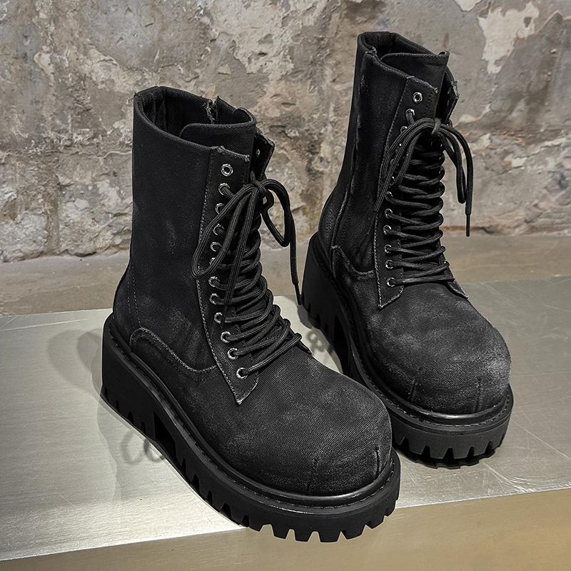 High Quality Retro Denim High  - Men'S Shoes Dq 리뷰 및 가격