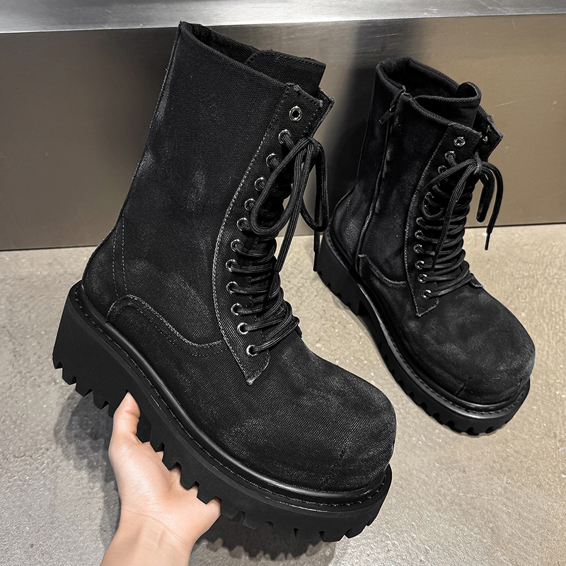 High Quality Retro Denim High  - Men'S Shoes Dq 리뷰 및 가격