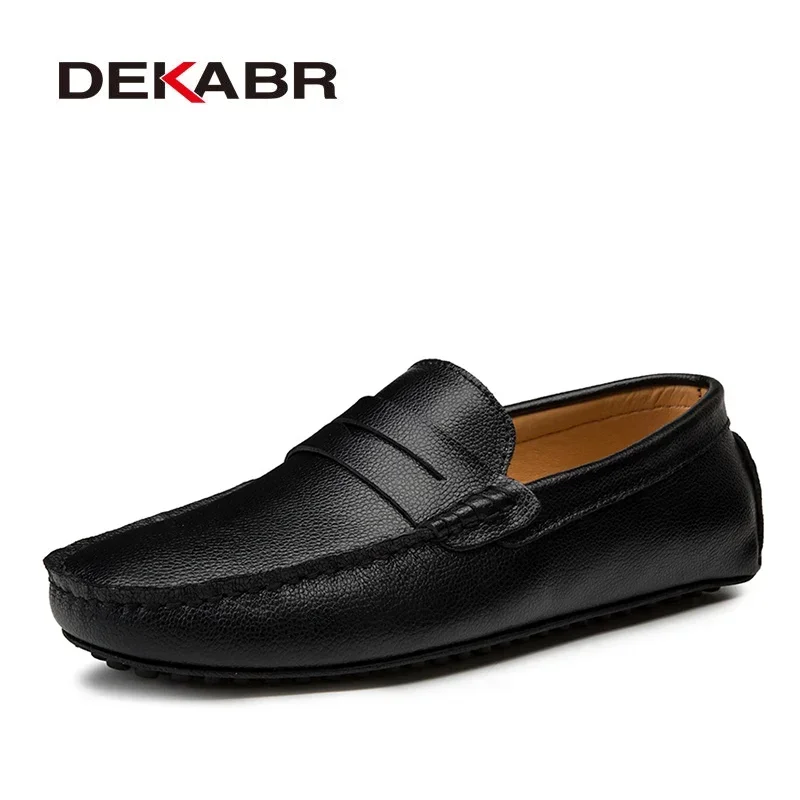 DEKABR Big Size 38~49 Men Loaf - Boat Shoe Leather 리뷰 및 가격