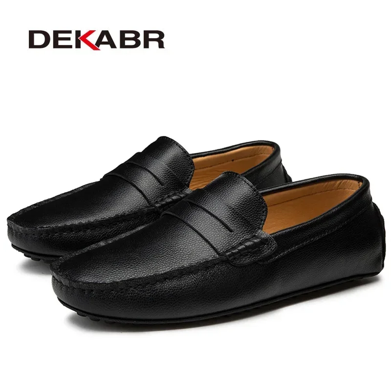 DEKABR Big Size 38~49 Men Loaf - Boat Shoe Leather 리뷰 및 가격