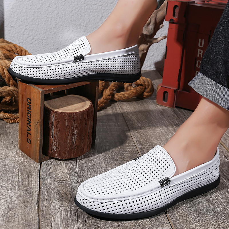 2025 Summer Hollow Out Penny L - Boat Shoe Leather 리뷰 및 가격