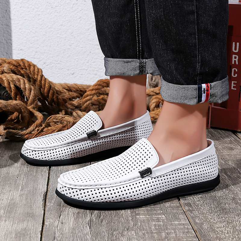 2025 Summer Hollow Out Penny L - Boat Shoe Leather 리뷰 및 가격