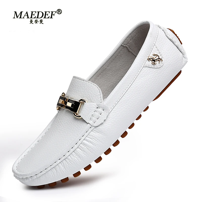 MAEDEF Men's Loafers 2024 Spri - Boat Shoe Leather 리뷰 및 가격