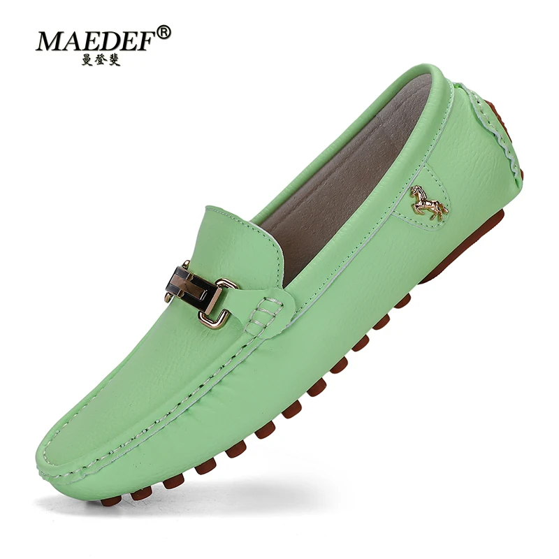 MAEDEF Men's Loafers 2024 Spri - Boat Shoe Leather 리뷰 및 가격