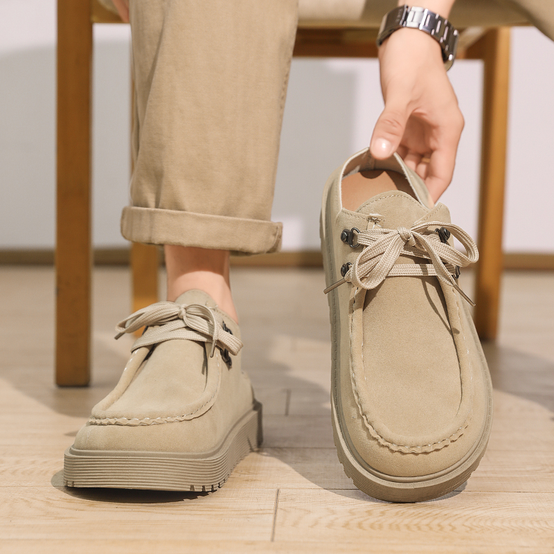 Platform Mules Men Backless Lo - Boat Shoe Leather 리뷰 및 가격