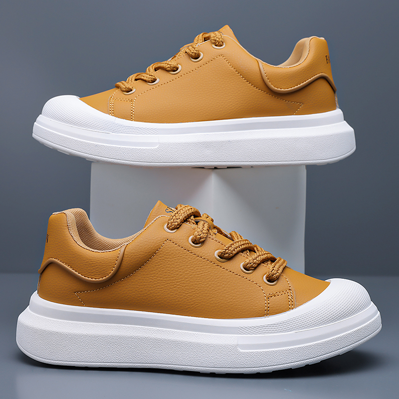 Men's White Leather Platform B - Boat Shoe Leather 리뷰 및 가격