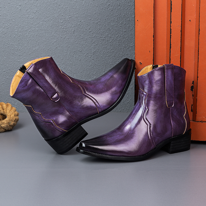Men High Top Boots Solid Color - Men'S Shoes Dq 리뷰 및 가격