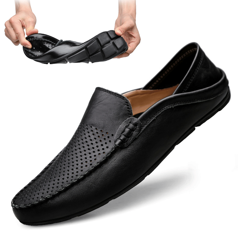 Summer Men Casual Shoes Leathe - Boat Shoe Leather 리뷰 및 가격