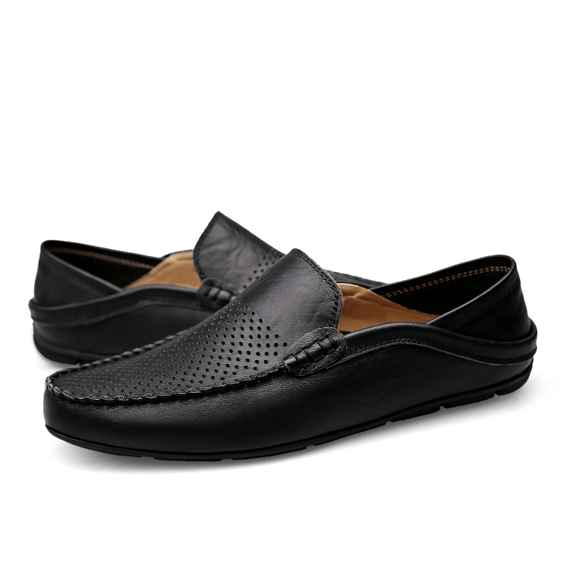 Summer Men Casual Shoes Leathe - Boat Shoe Leather 리뷰 및 가격