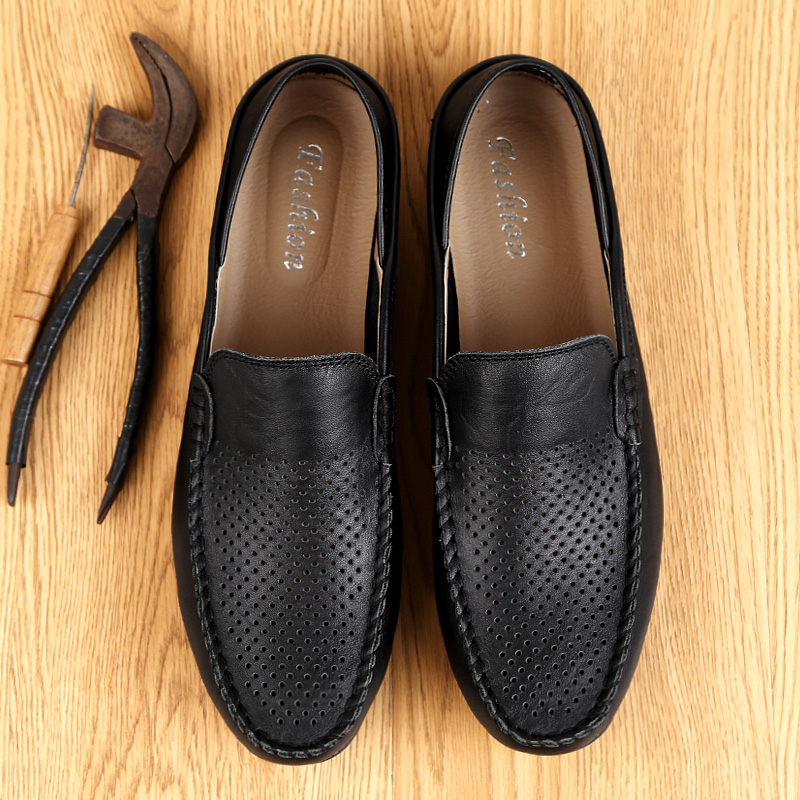 Summer Men Casual Shoes Leathe - Boat Shoe Leather 리뷰 및 가격
