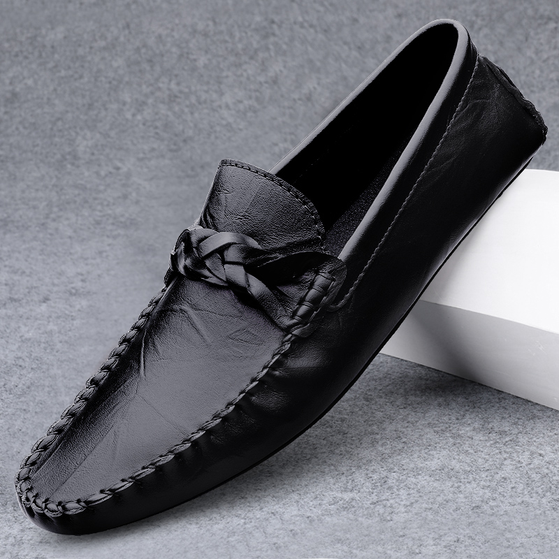 Italian Mens Shoes Casual Luxu - Boat Shoe Leather 리뷰 및 가격