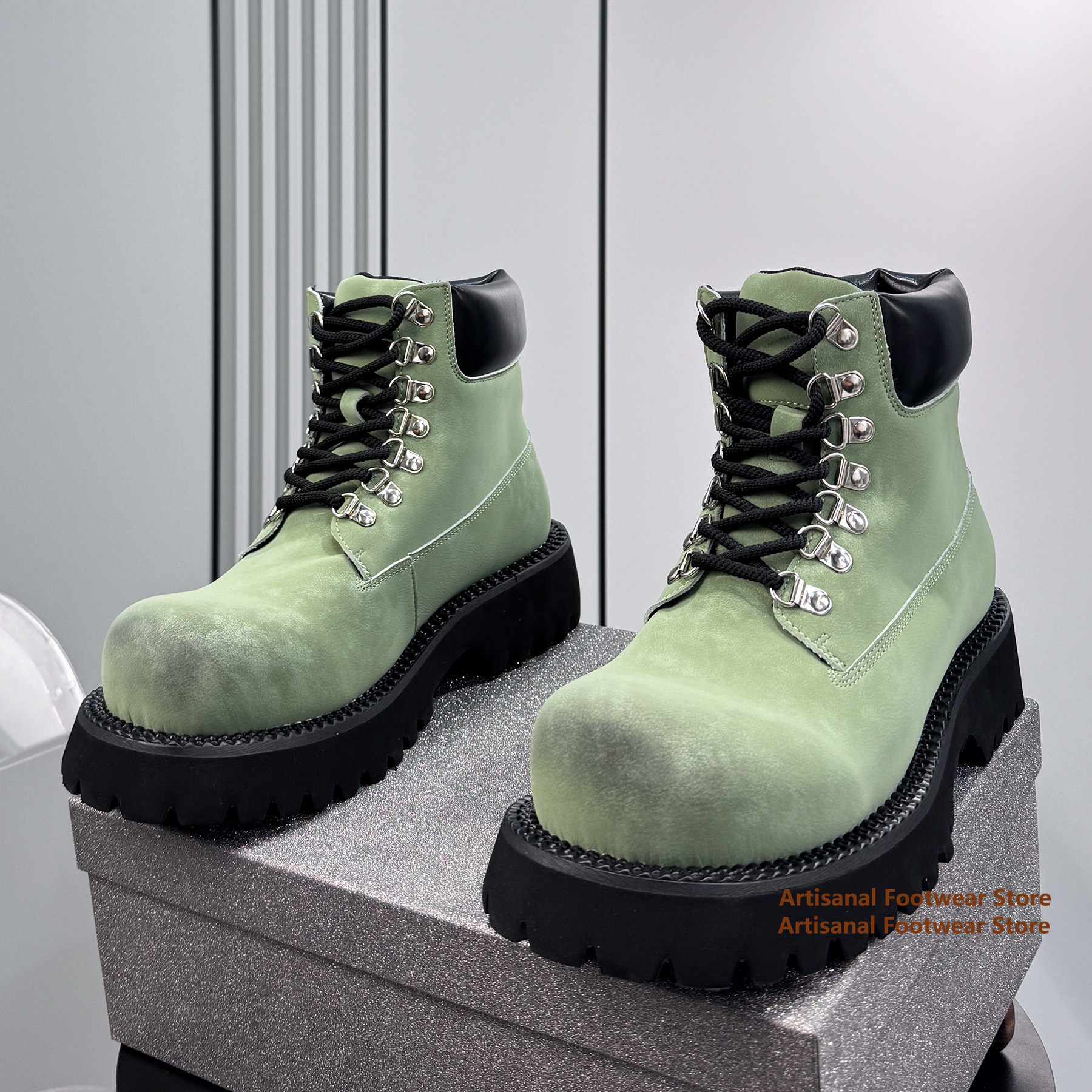 Thick-Soled High Top Men's Boo - Men'S Shoes Increase Height 리뷰 및 가격