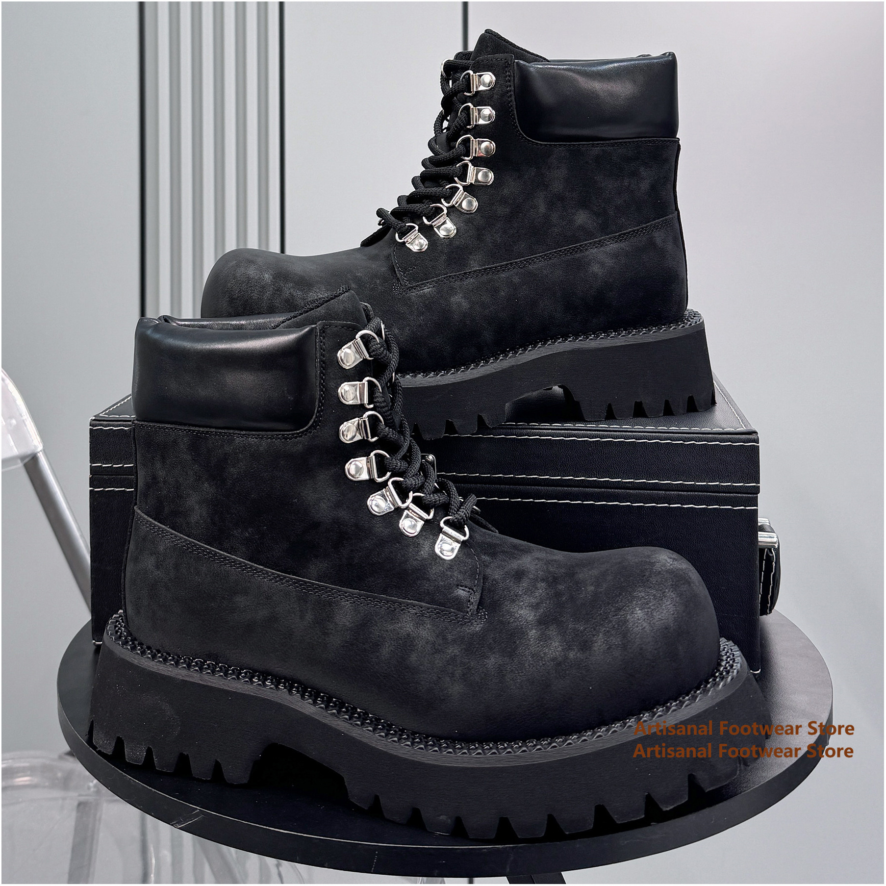 Thick-Soled High Top Men's Boo - Men'S Shoes Increase Height 리뷰 및 가격