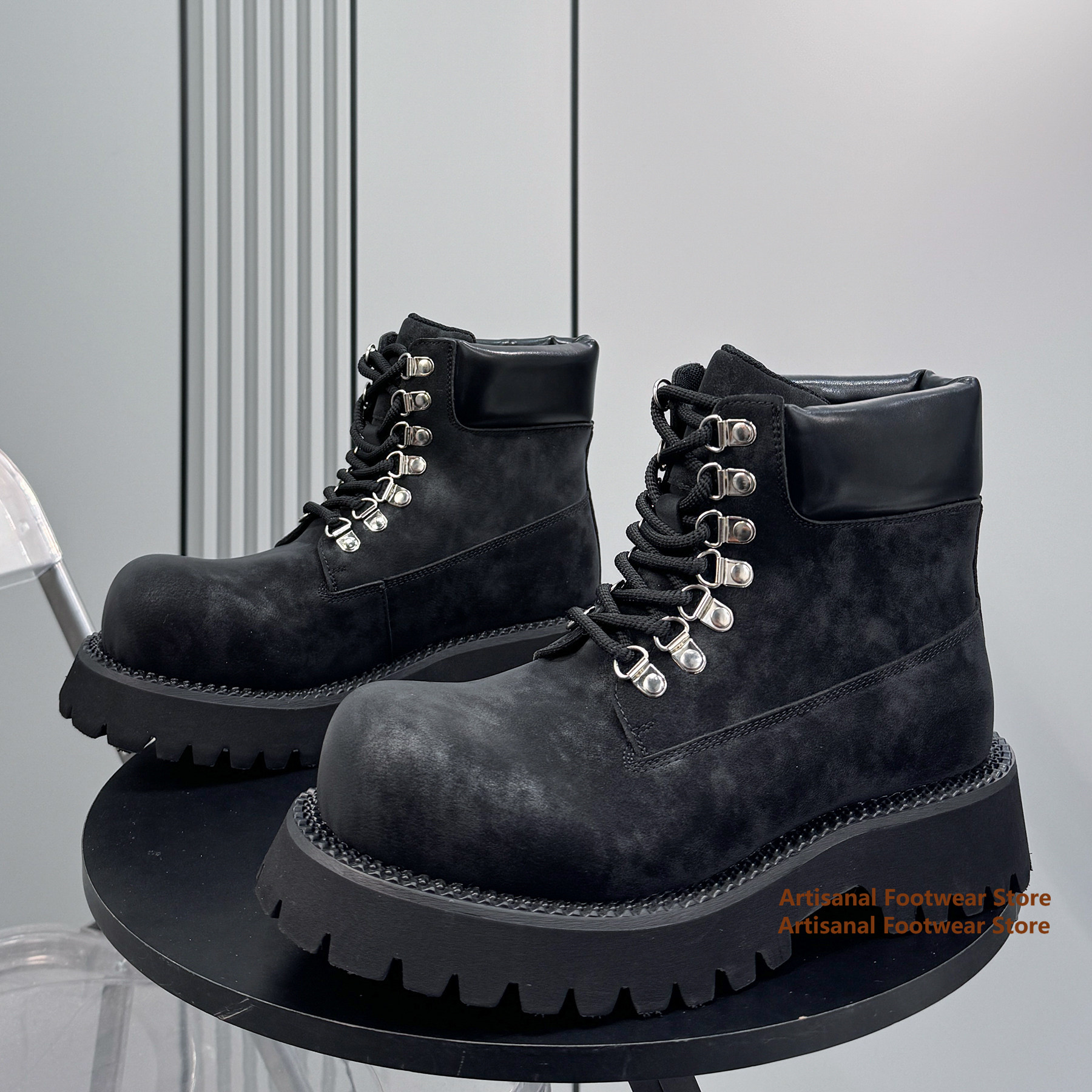 Thick-Soled High Top Men's Boo - Men'S Shoes Increase Height 리뷰 및 가격
