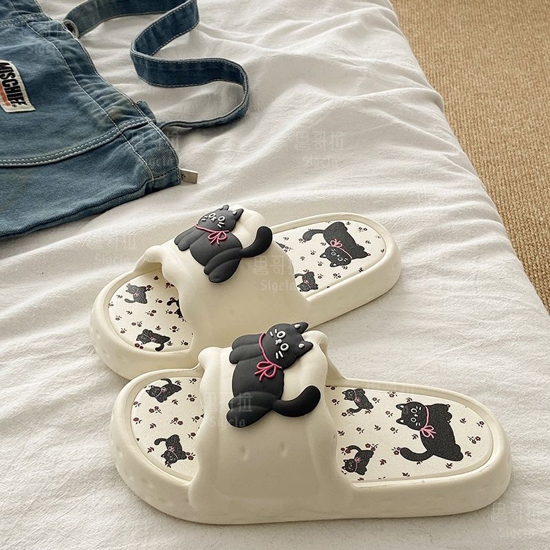 Printting Cute Bear Women Slip - Men'S Shoes In Style 리뷰 및 가격