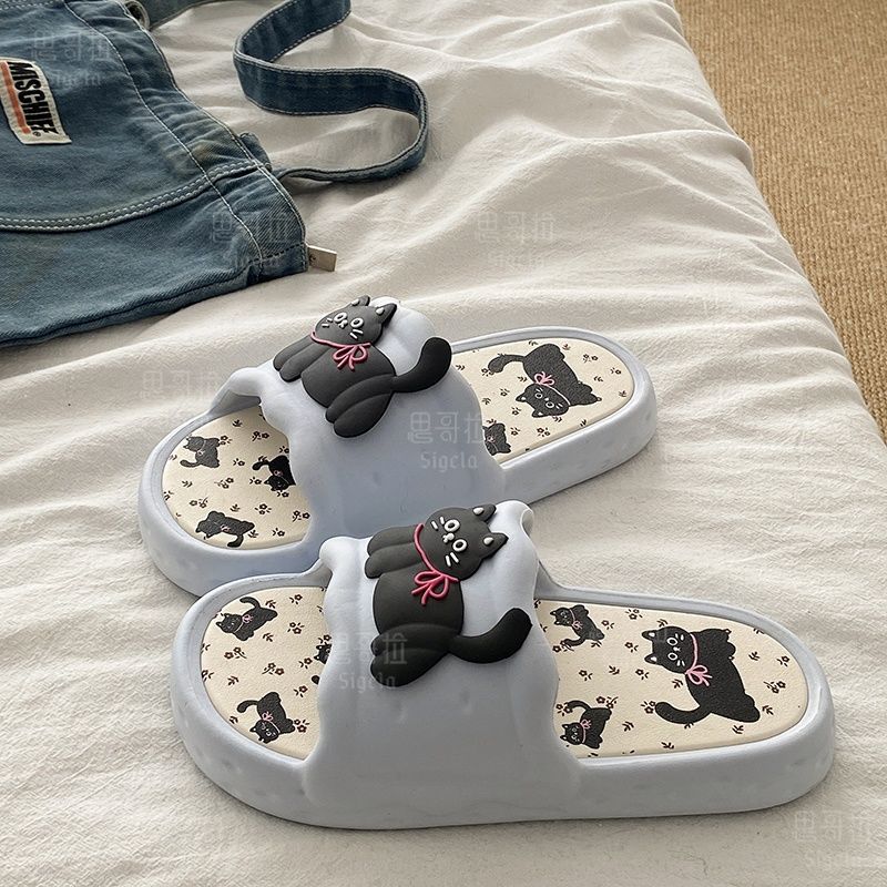 Printting Cute Bear Women Slip - Men'S Shoes In Style 리뷰 및 가격