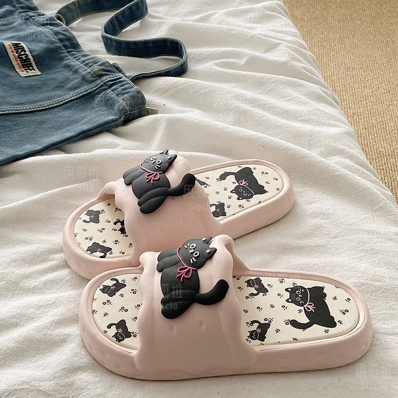 Printting Cute Bear Women Slip - Men'S Shoes In Style 리뷰 및 가격