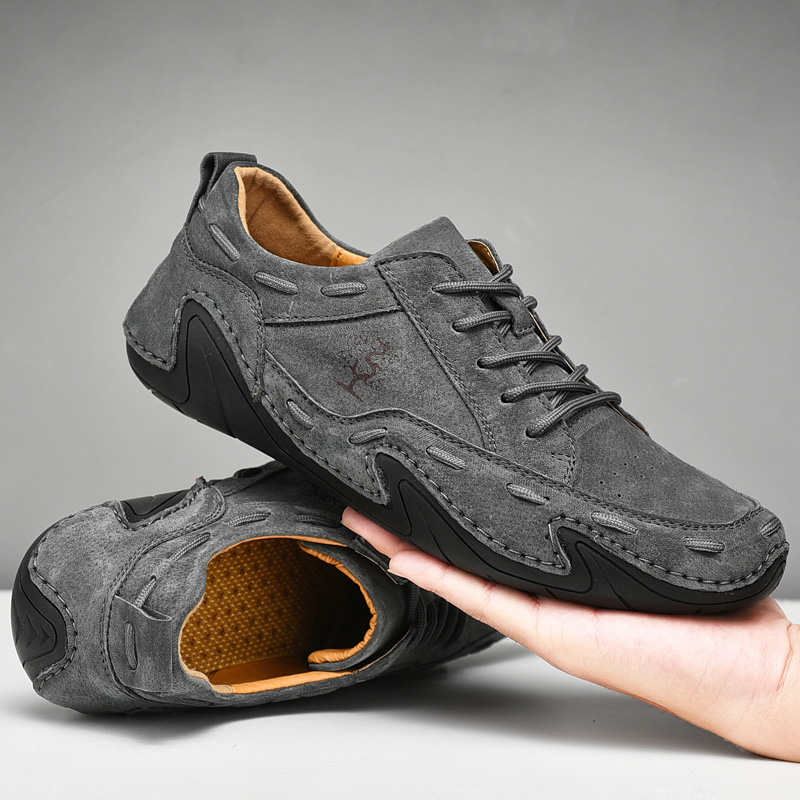 Outdoor Men Casual Shoes Men S - Boat Shoe Leather 리뷰 및 가격