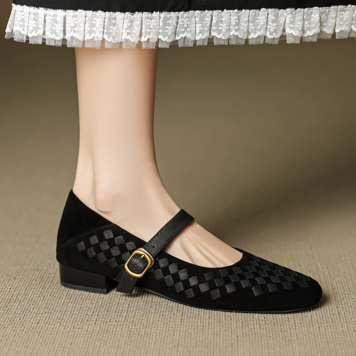 Handmade Genuine Woven Texture - Men'S Shoes With Toes 리뷰 및 가격