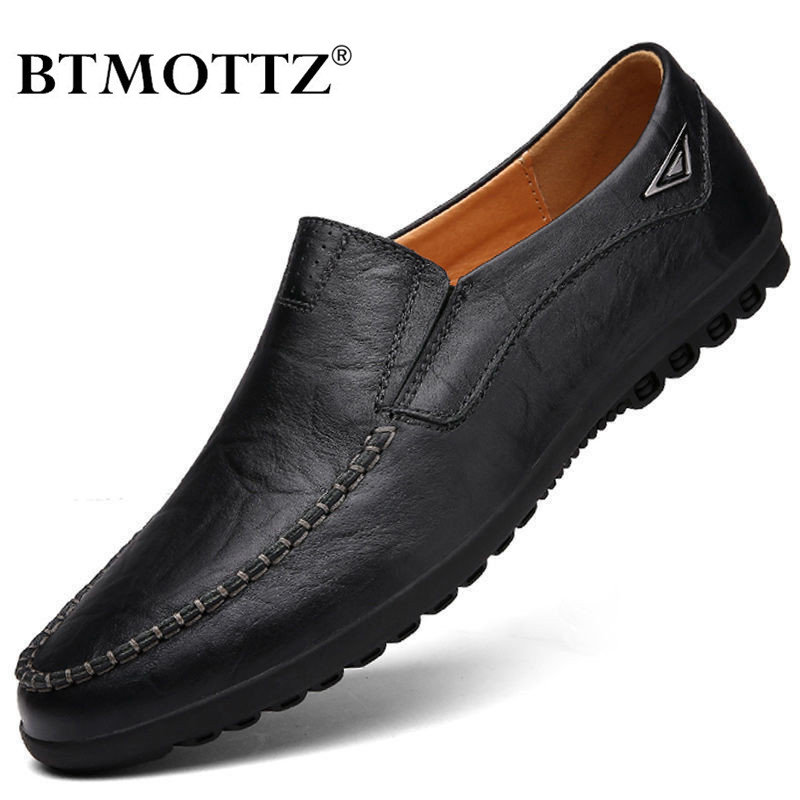Genuine Leather Men Casual Sho - Boat Shoe Leather 리뷰 및 가격
