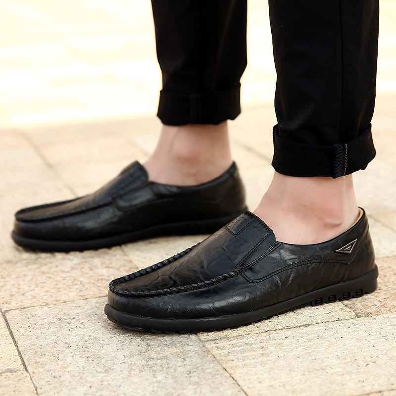 Genuine Leather Men Casual Sho - Boat Shoe Leather 리뷰 및 가격