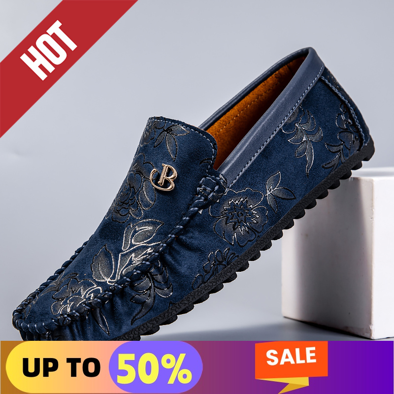 Leisure Leather Loafers Men De - Boat Shoe Leather 리뷰 및 가격