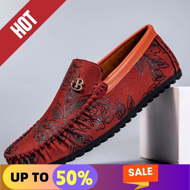 Leisure Leather Loafers Men De - Boat Shoe Leather 리뷰 및 가격
