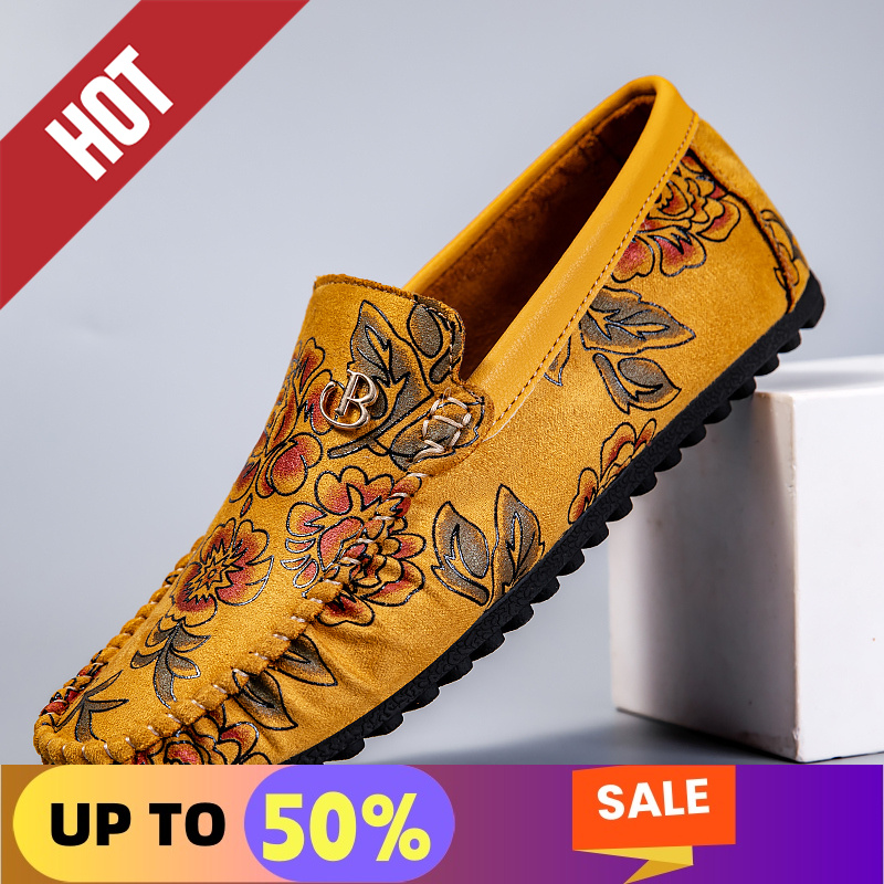 Leisure Leather Loafers Men De - Boat Shoe Leather 리뷰 및 가격