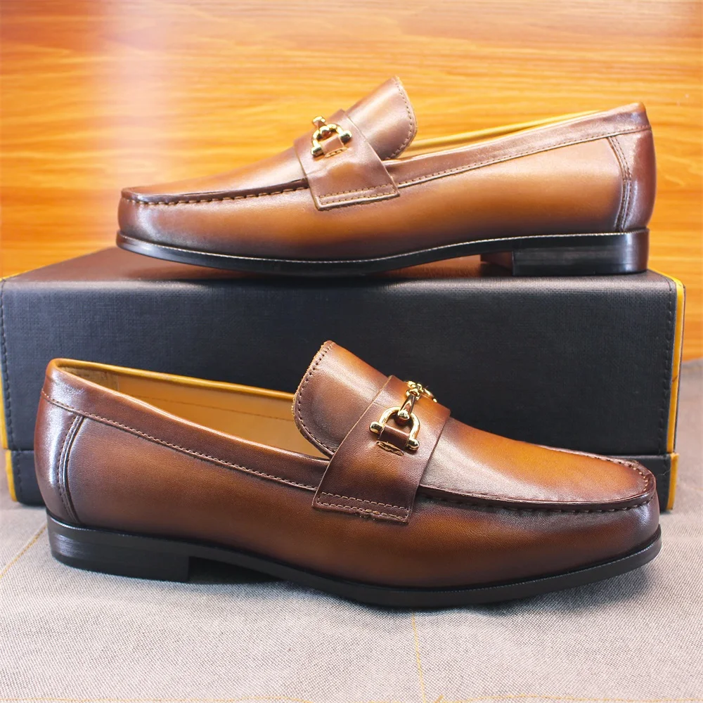 Men's Loafers Dress Shoes roun - Men'S Shoes With Toes 리뷰 및 가격