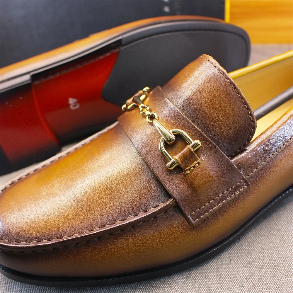 Men's Loafers Dress Shoes roun - Men'S Shoes With Toes 리뷰 및 가격