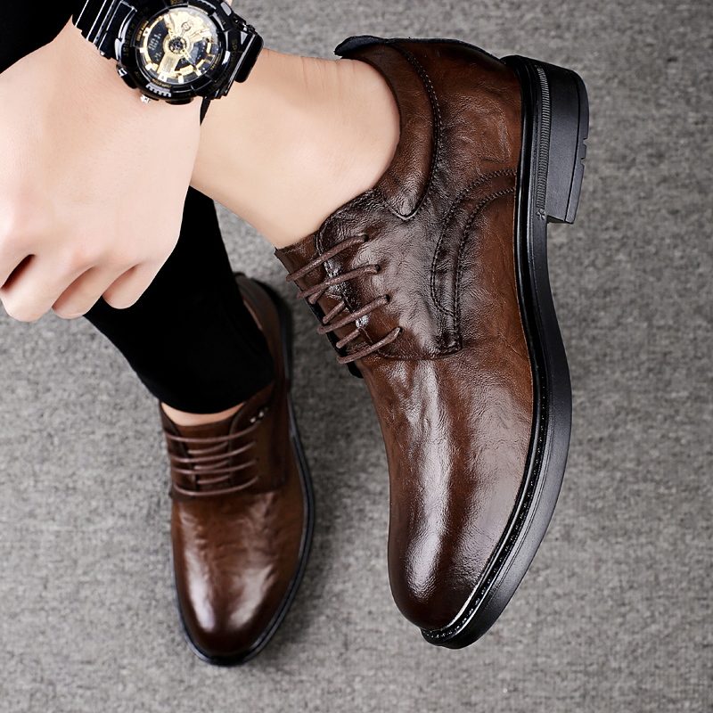 Leather Casual Elevator Shoes  - Men'S Shoes Increase Height 리뷰 및 가격